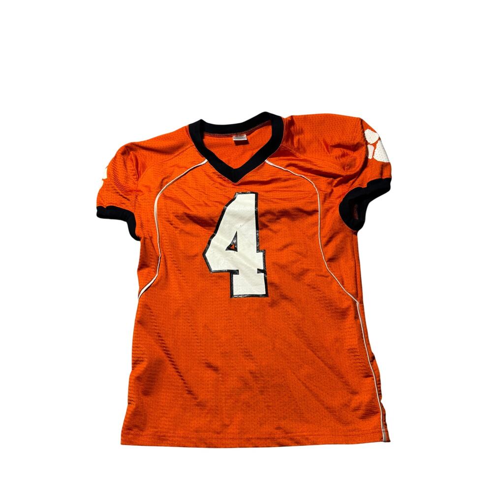 Matt's Athletic Wear NCAA Football Jersey Mens M Orange Mesh Clemson Tigers #4 - Picture 3 of 16